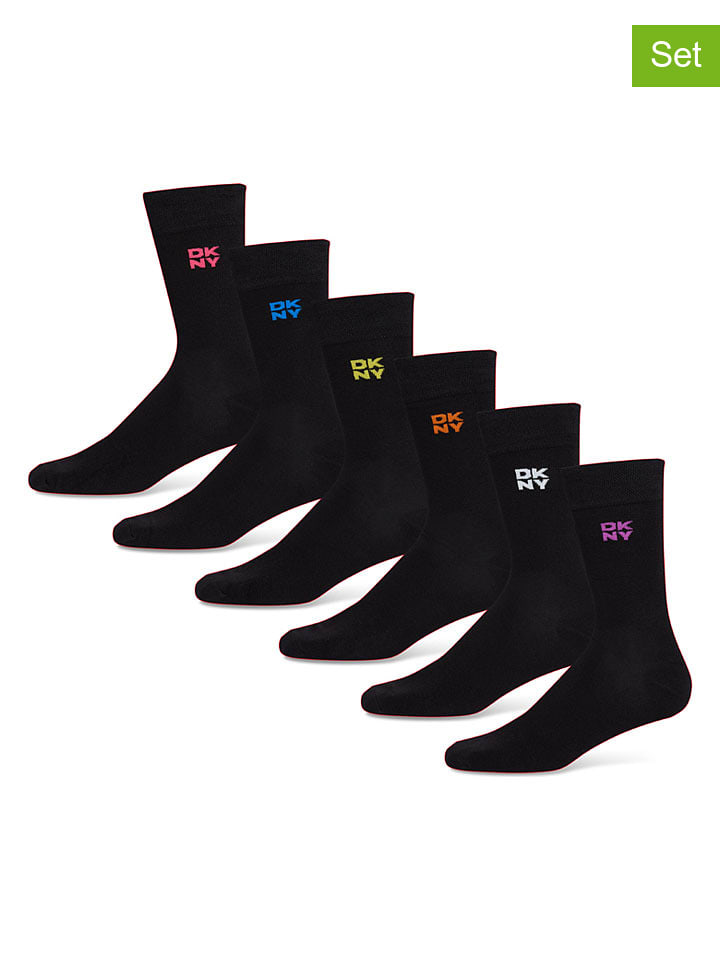 6er-Set: Socken in Schwarz
