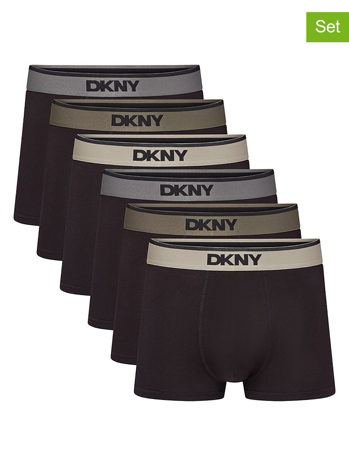 6er-Set: Boxershorts in Schwarz