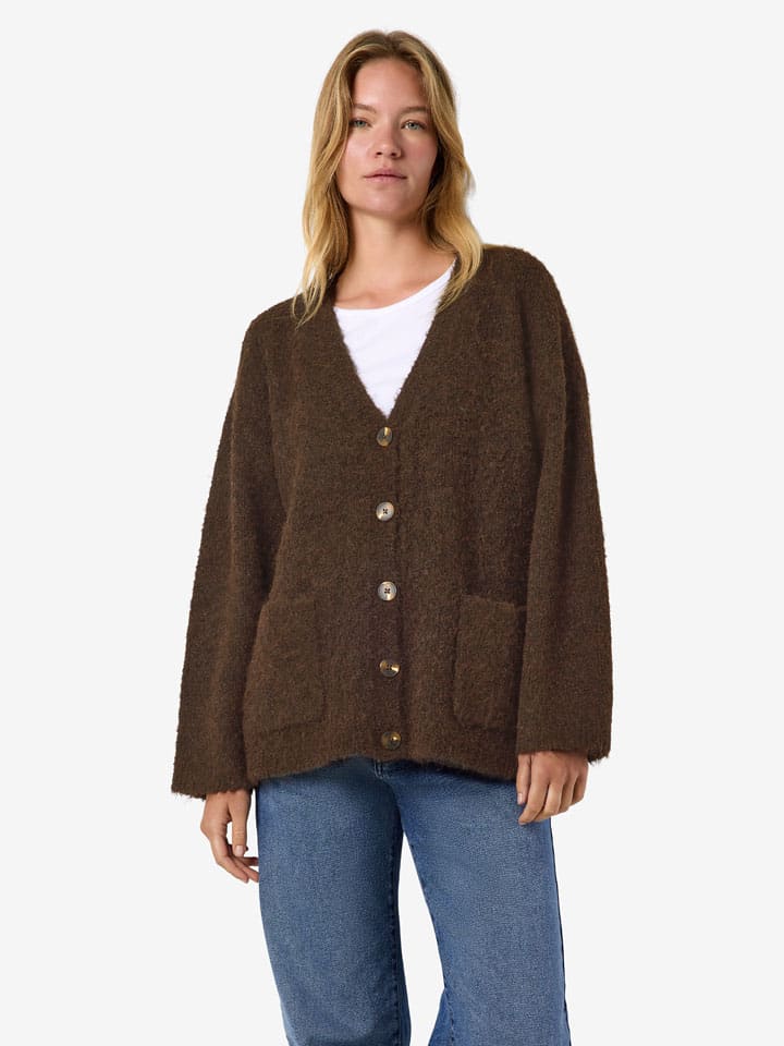 Cardigan in Braun