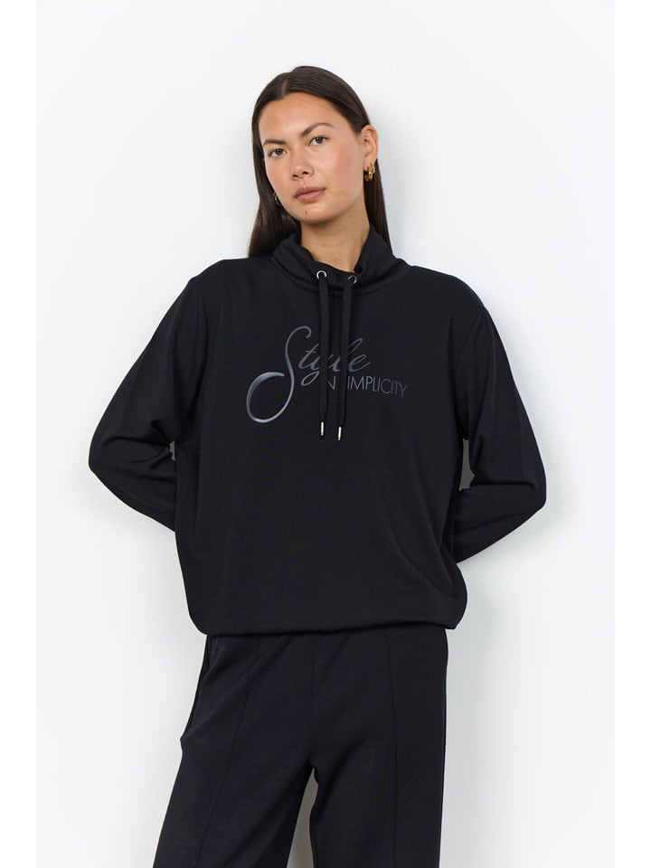 Sweatshirt "Banu" in Schwarz
