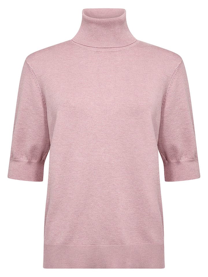 Rollkragenpullover "Dollie" in Rosa