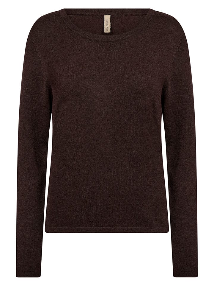 Sweter "Dollie" w kolorze ciemnobrązowym