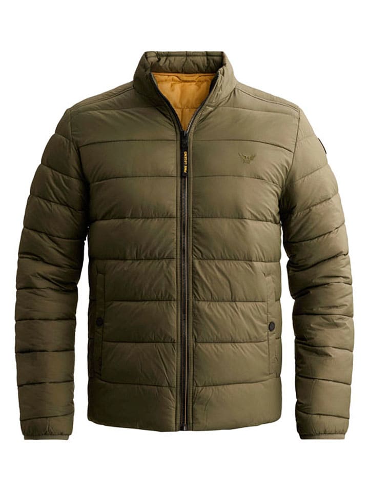 Steppjacke in Khaki
