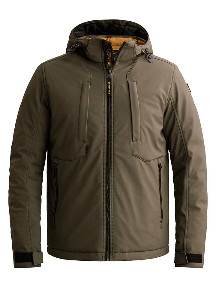 Kurtka softshellowa w kolorze khaki