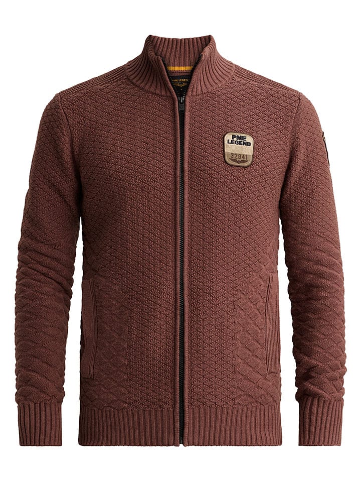 Cardigan in Braun