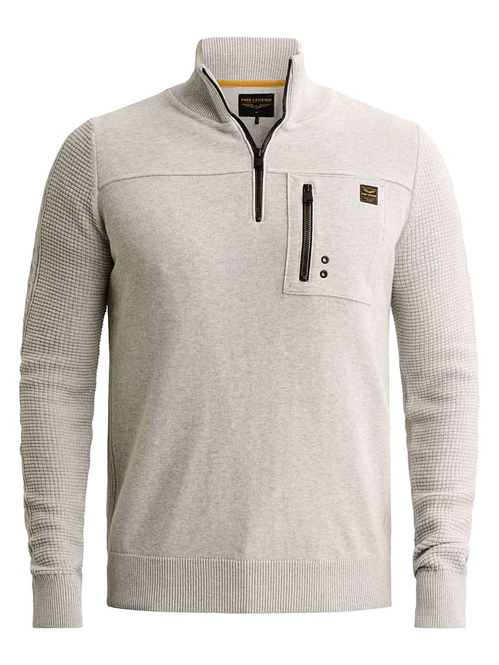 Sweter w kolorze szarym