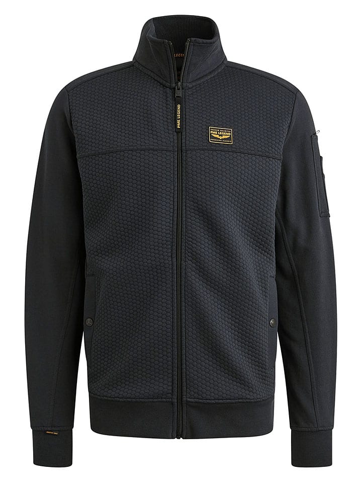 Sweatjacke in Dunkelblau