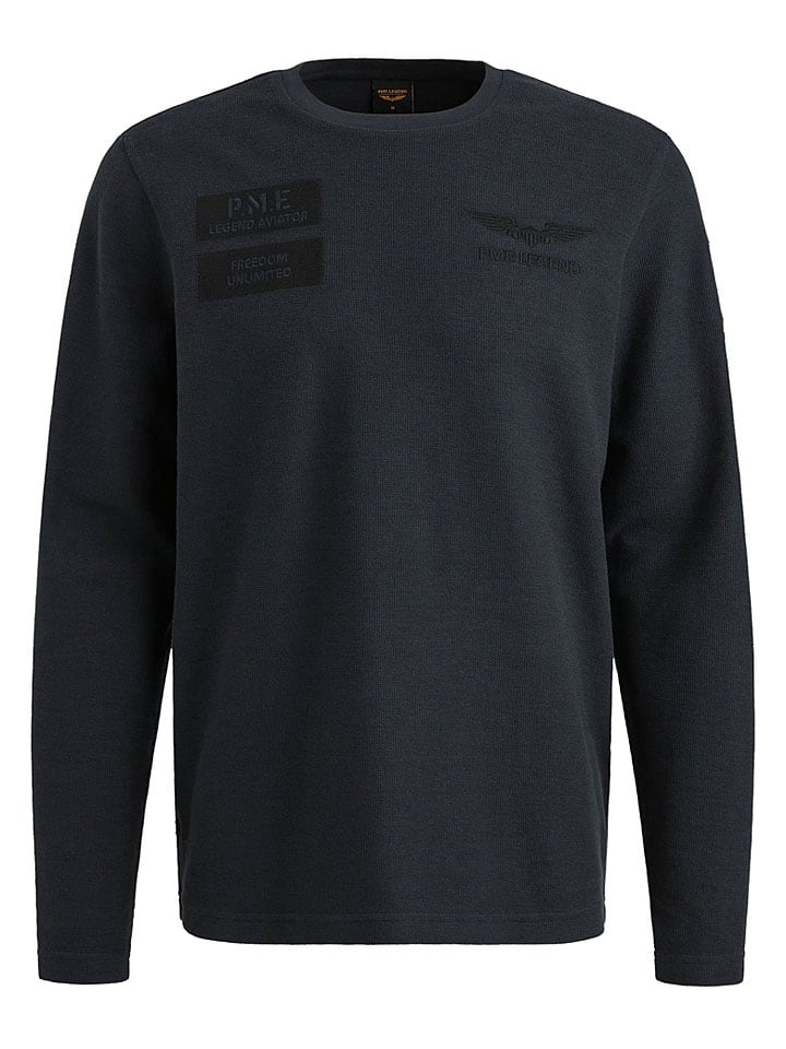 Longsleeve in Dunkelblau