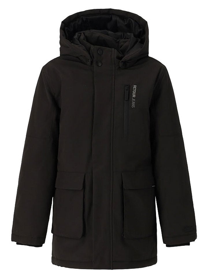 Parka "Isak" in Schwarz