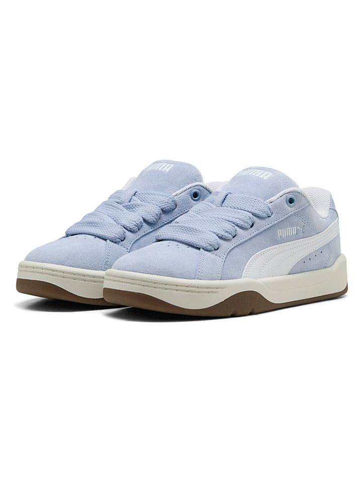Leder-Sneakers "Park Lifestyle Easy SD Jr" in Hellblau