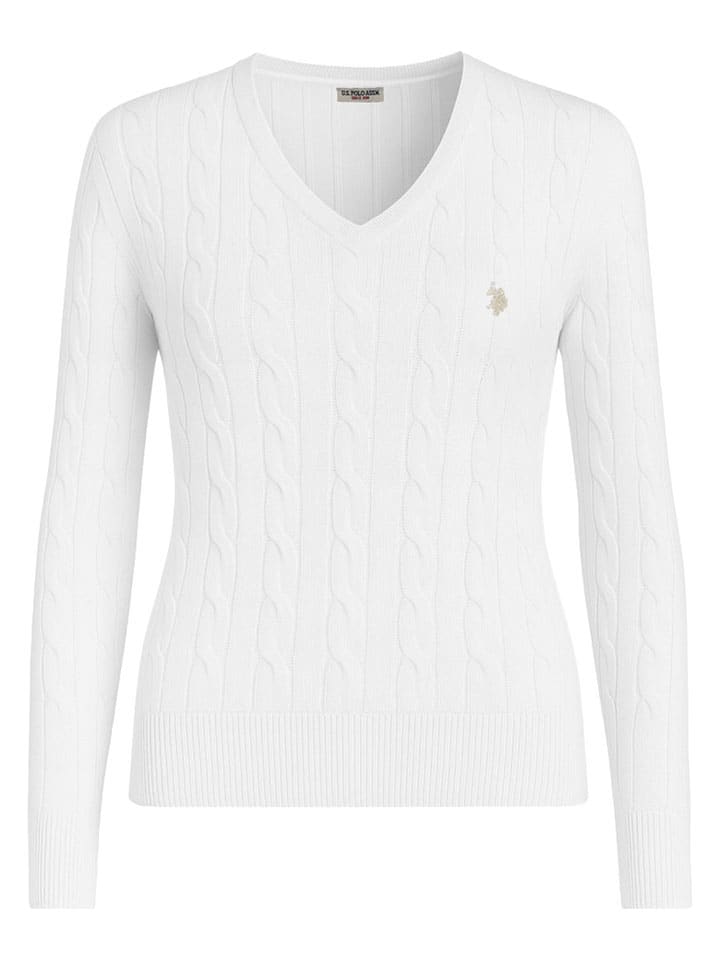 Sweter w kolorze białym