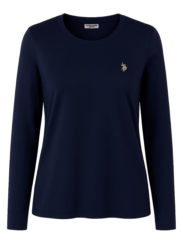 Longsleeve in Dunkelblau