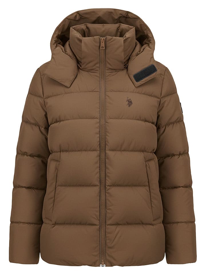 Winterjacke in Hellbraun