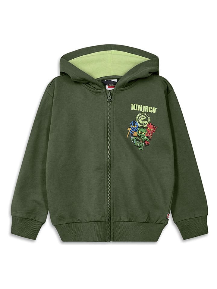 Sweatjacke in Grün
