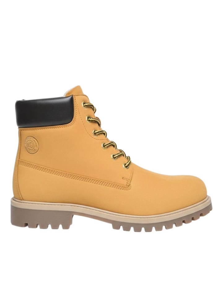 Leren boots geel