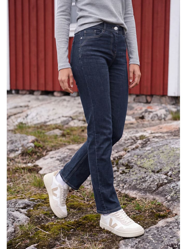 Jeans - Straight fit - in Dunkelblau