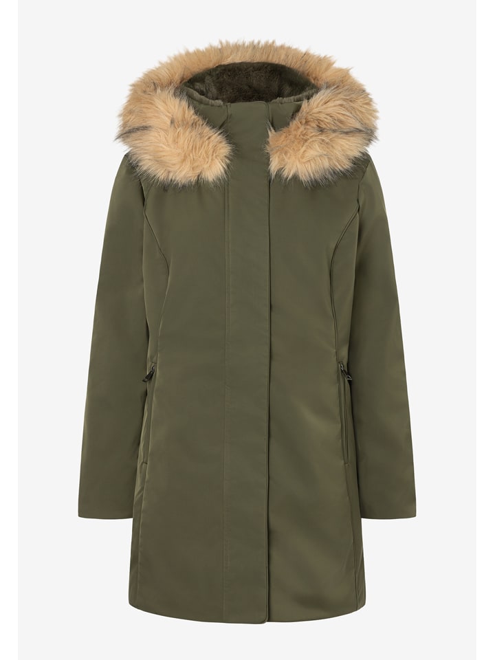 Parka in Oliv