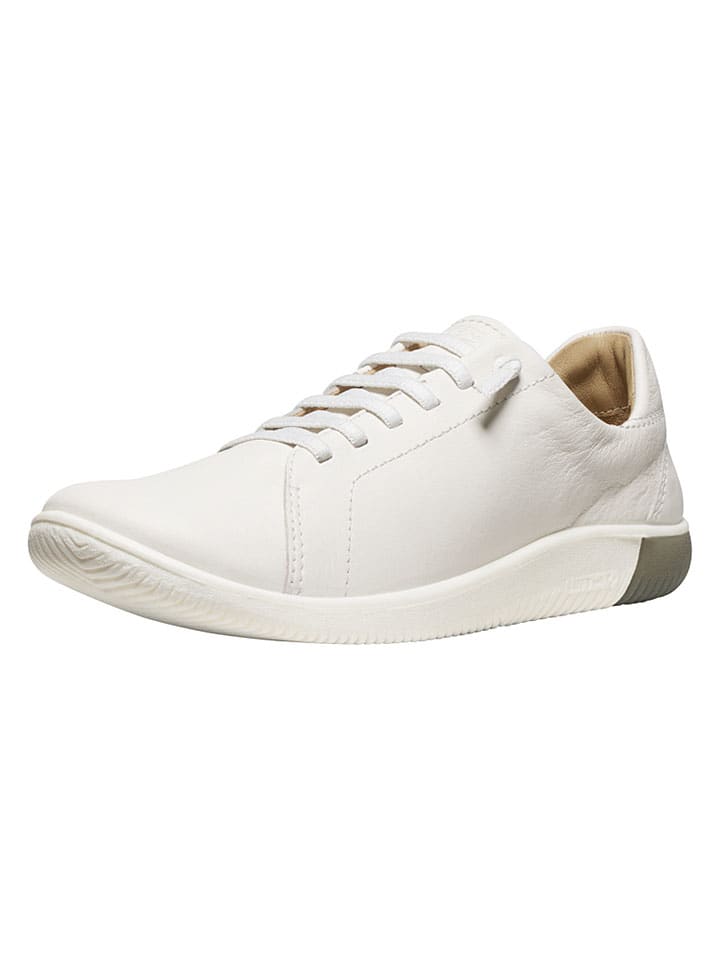Leder-Slipper "KNX Lace" in Creme