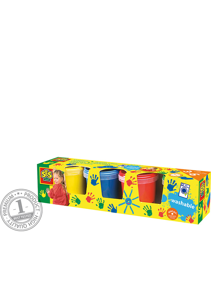 Farby "Basic" do malowania palcami - 3+
