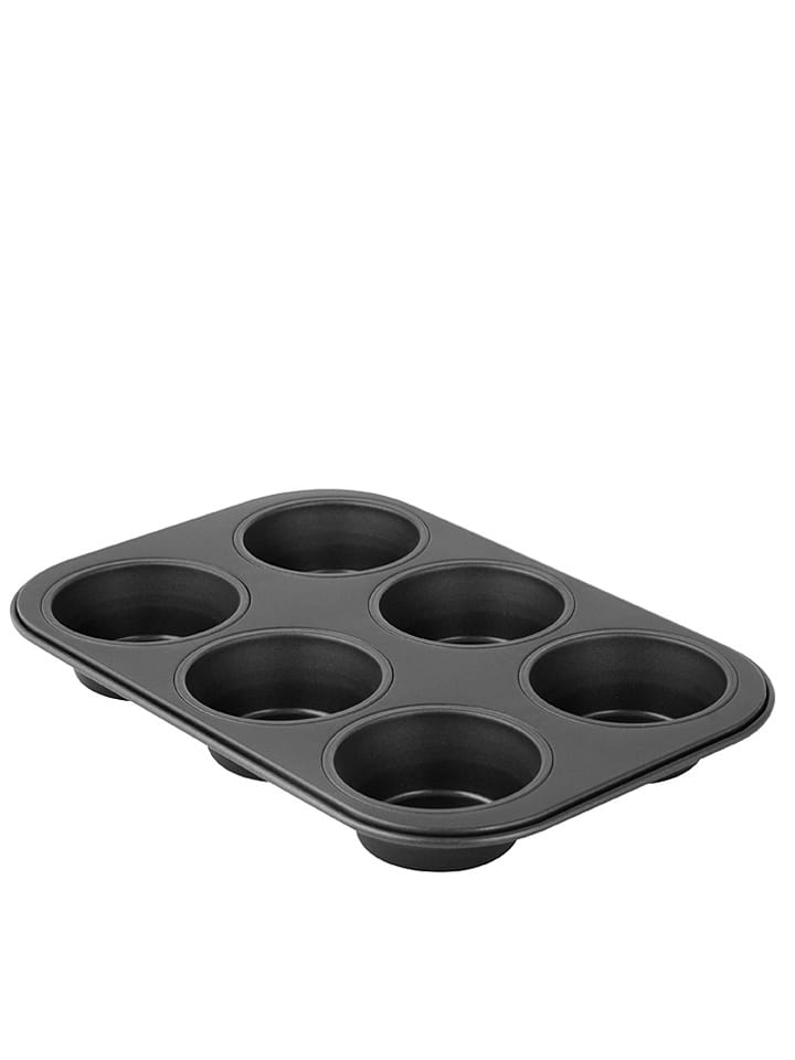 Forma w kolorze czarnym do muffinek - 28 x 19 cm