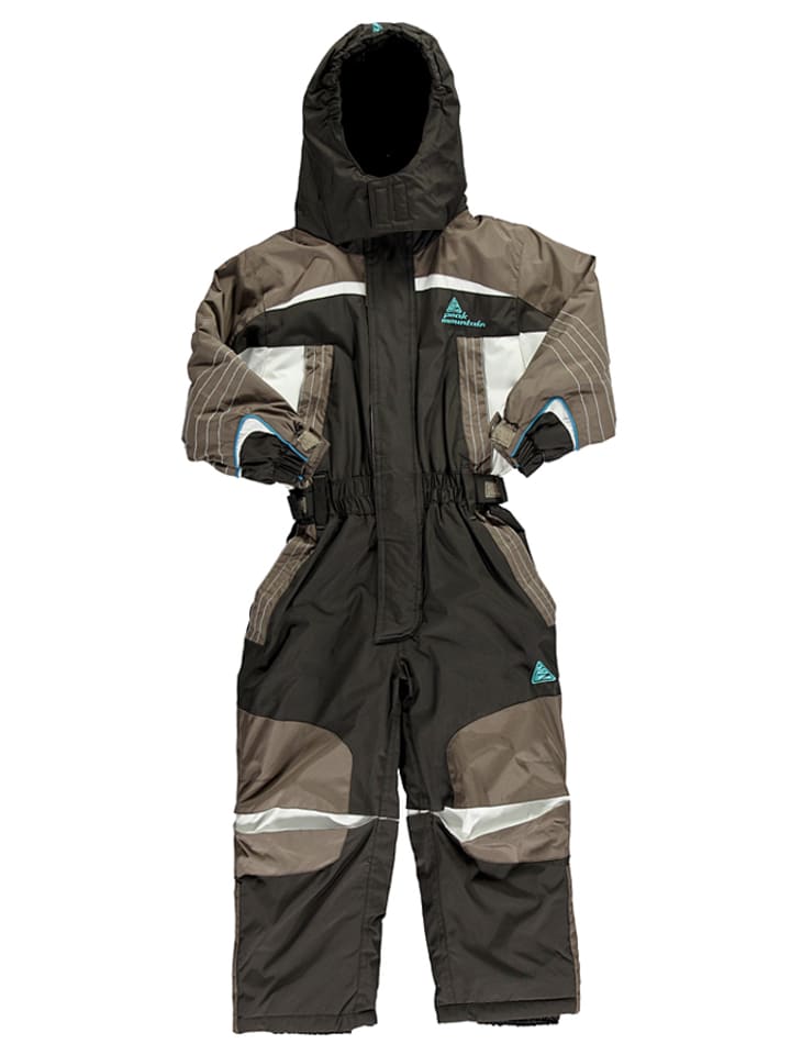 Ski-/snowboardpak bruin/taupe/wit
