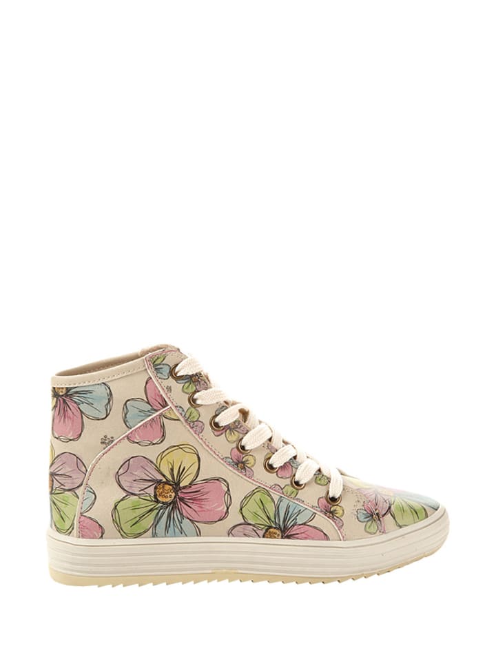 Sneakers in Beige/ Bunt