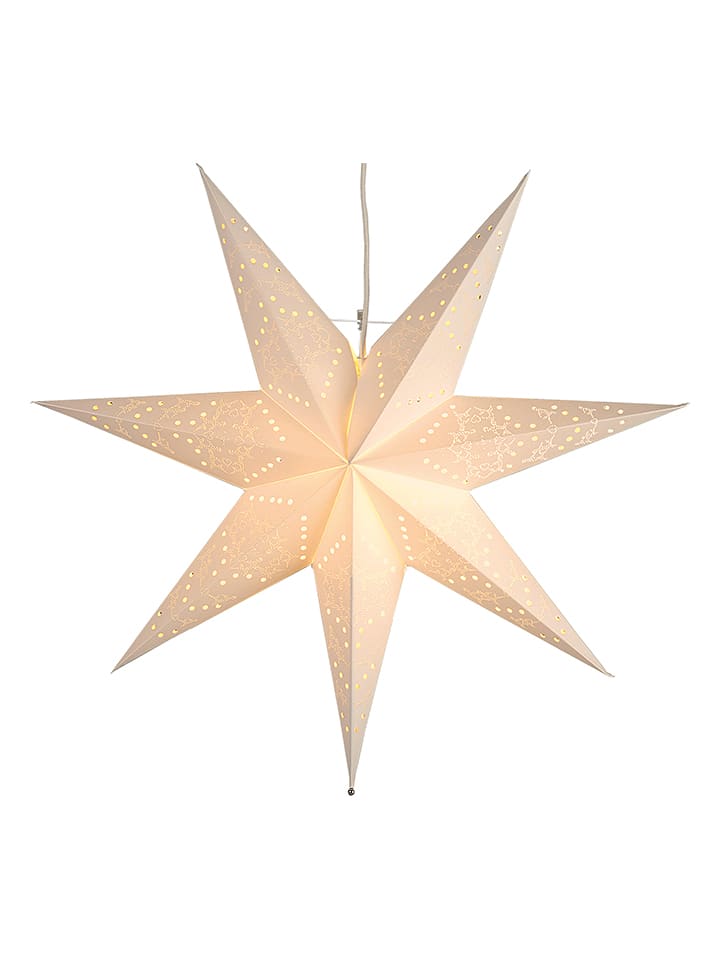 Gwiazda papierowa "Sensy Star 54" w kolorze kremowym - 51 x 54 cm