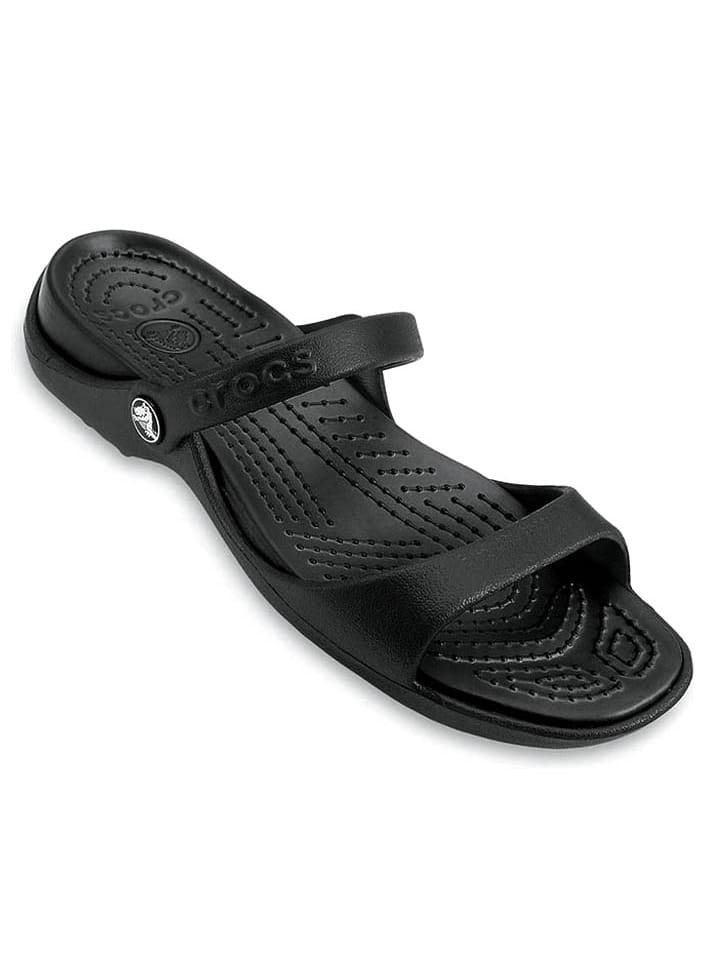 bevolking achter Ontwapening Crocs Slippers "Cleo" zwart goedkoop kopen | limango
