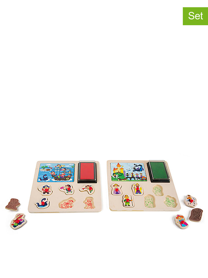 2er-Set: Stempel-Puzzle "Helden"  - ab 2 Jahren