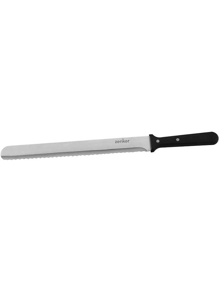 Nóż cukierniczy w kolorze czarnym - dł. 43 cm