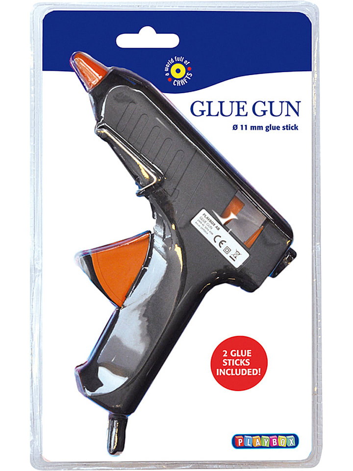 Pistolet w kolorze czarnym do kleju - 14 x 16 cm