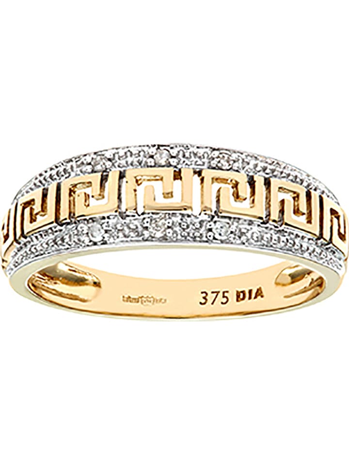 Gouden ring met diamanten