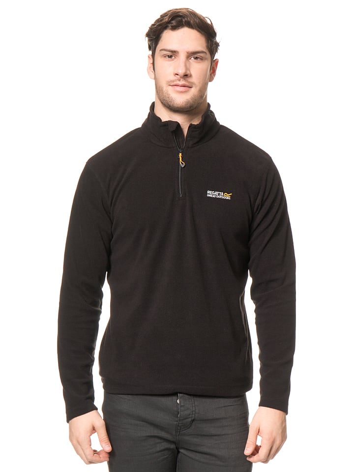 Bluza polarowa "Thompson" w kolorze czarnym