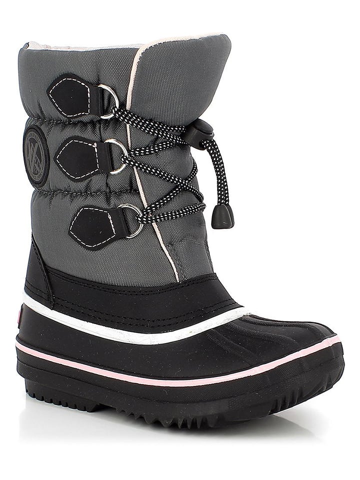 Winterlaarzen "Plagne" grijs/zwart