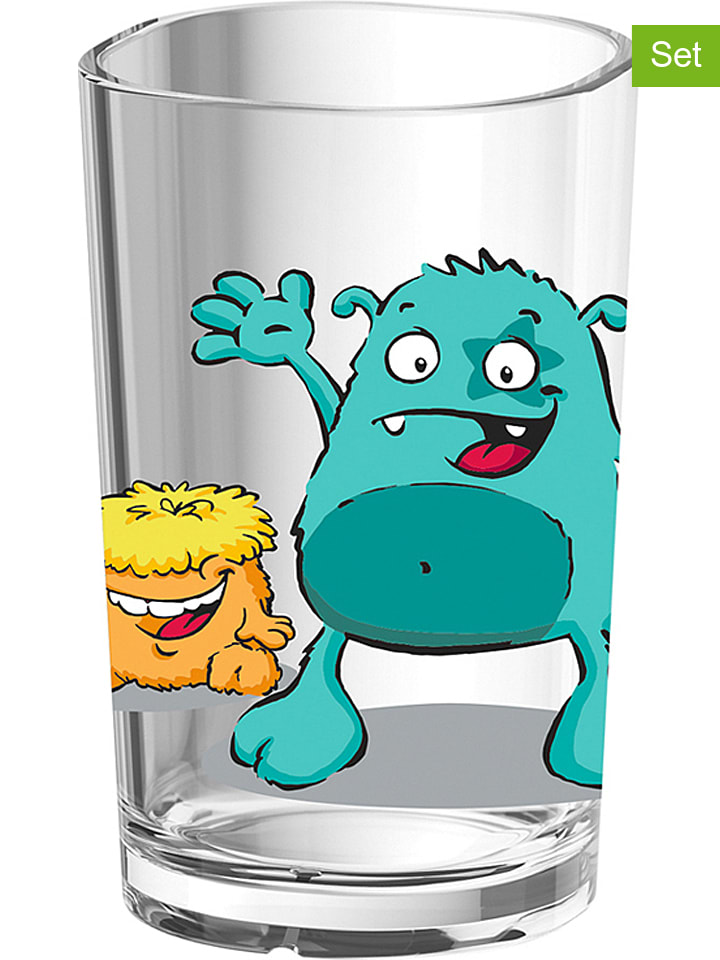 2-delige set: bekers "Monster" - 200 ml