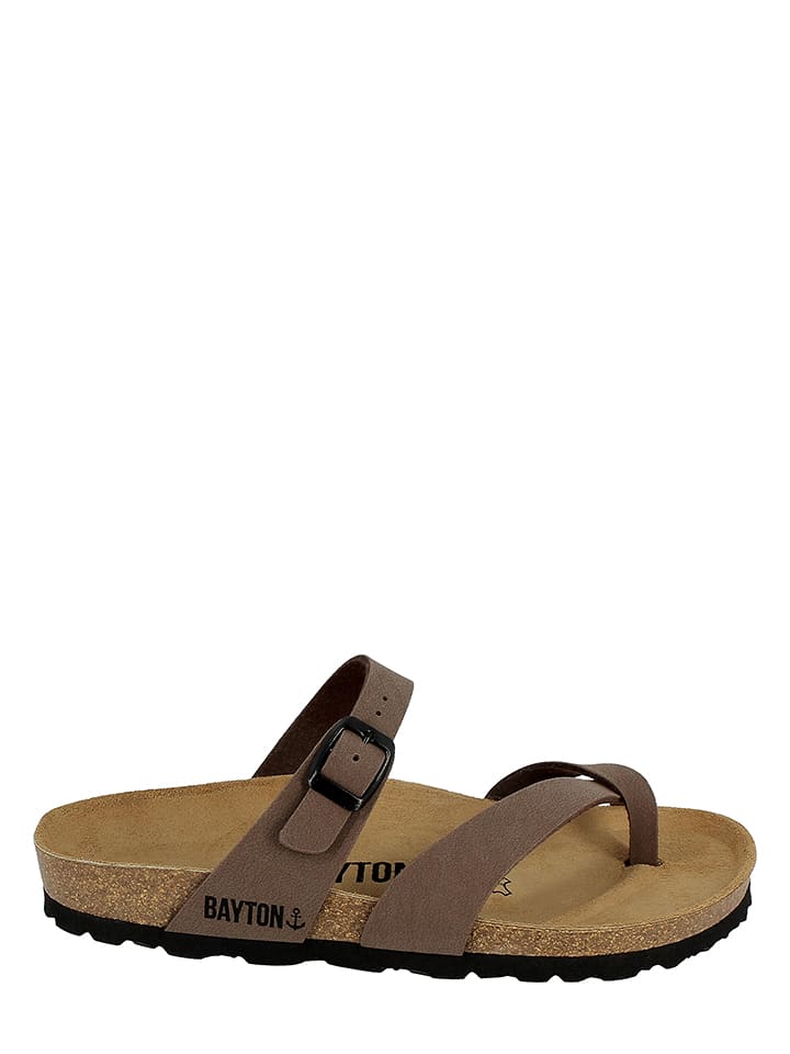 Teenslippers "Diane" bruin