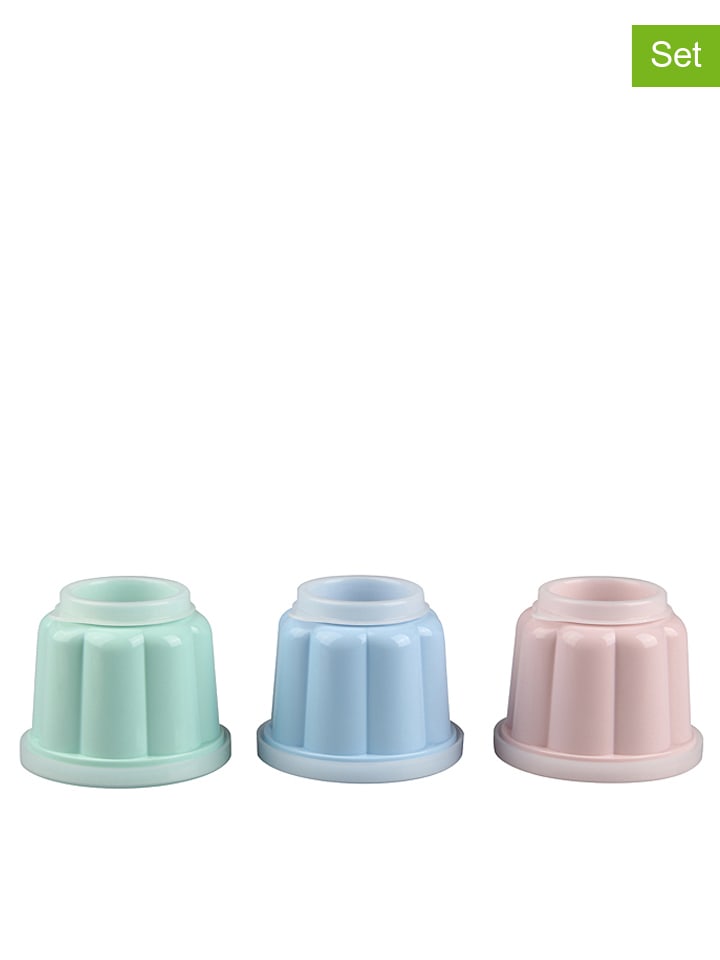 6er-Set: Puddingformen in Bunt - 150 ml