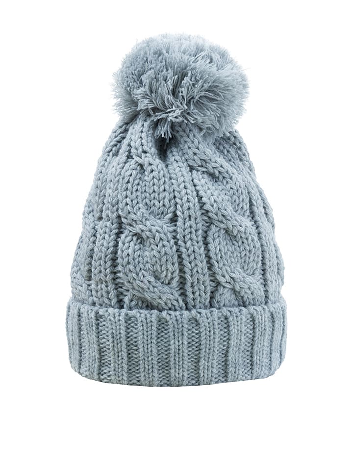 Strickmütze in Grau