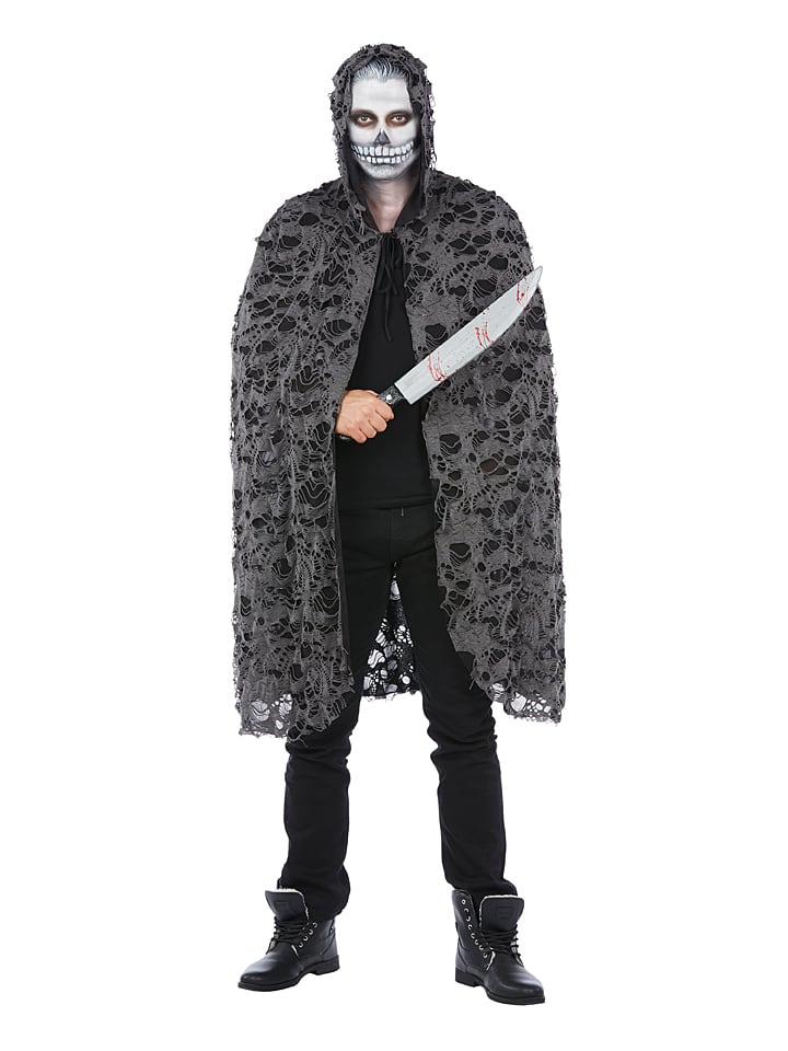 Kostümcape "Zombie" in Grau