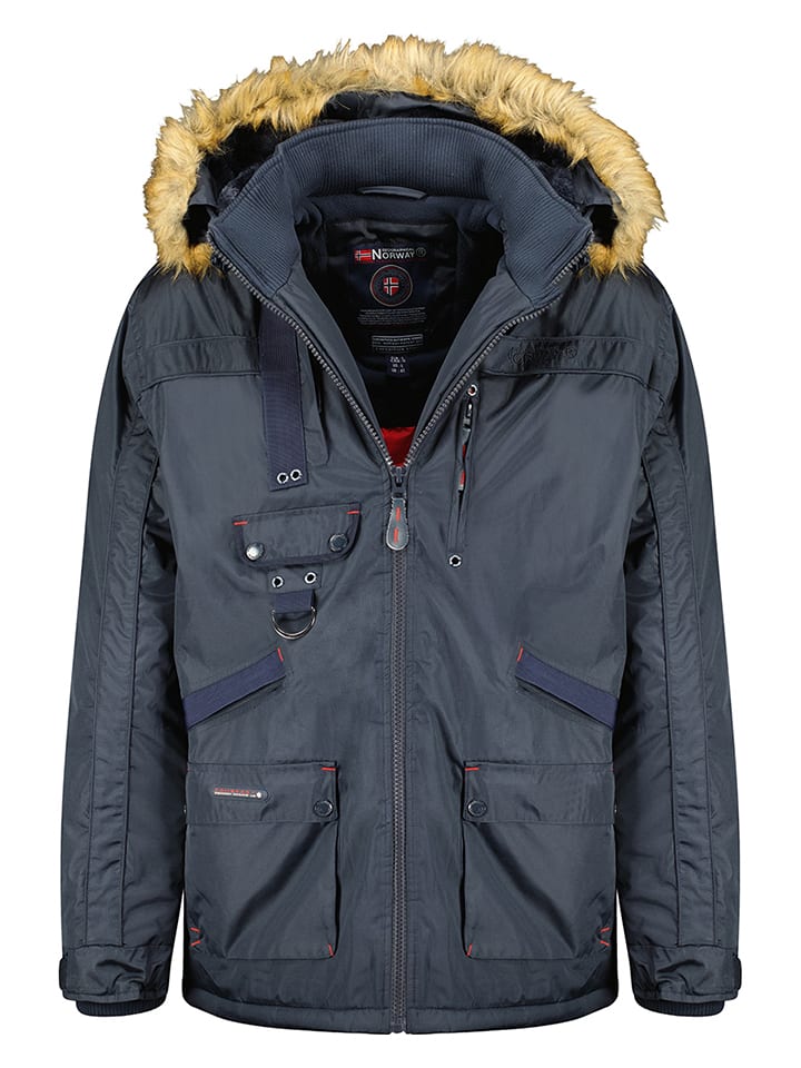Parka "Chirac" w kolorze granatowym