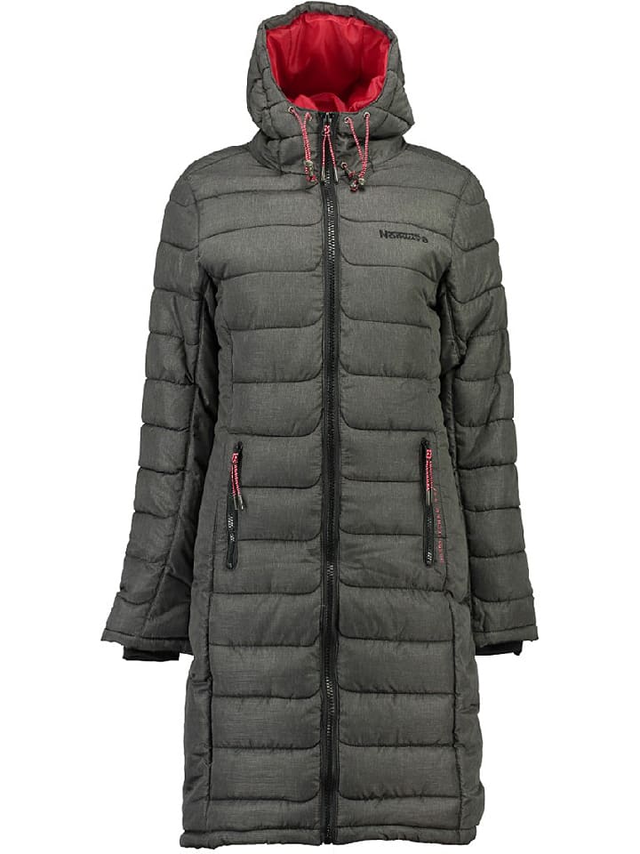 Parka "Aroma" w kolorze szarym