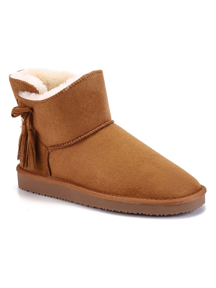 Winterboots "Cullen" in Hellbraun