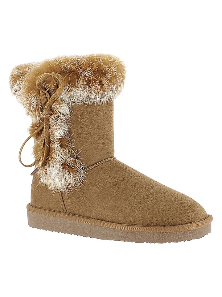 Winterboots "Chuckson" in Hellbraun