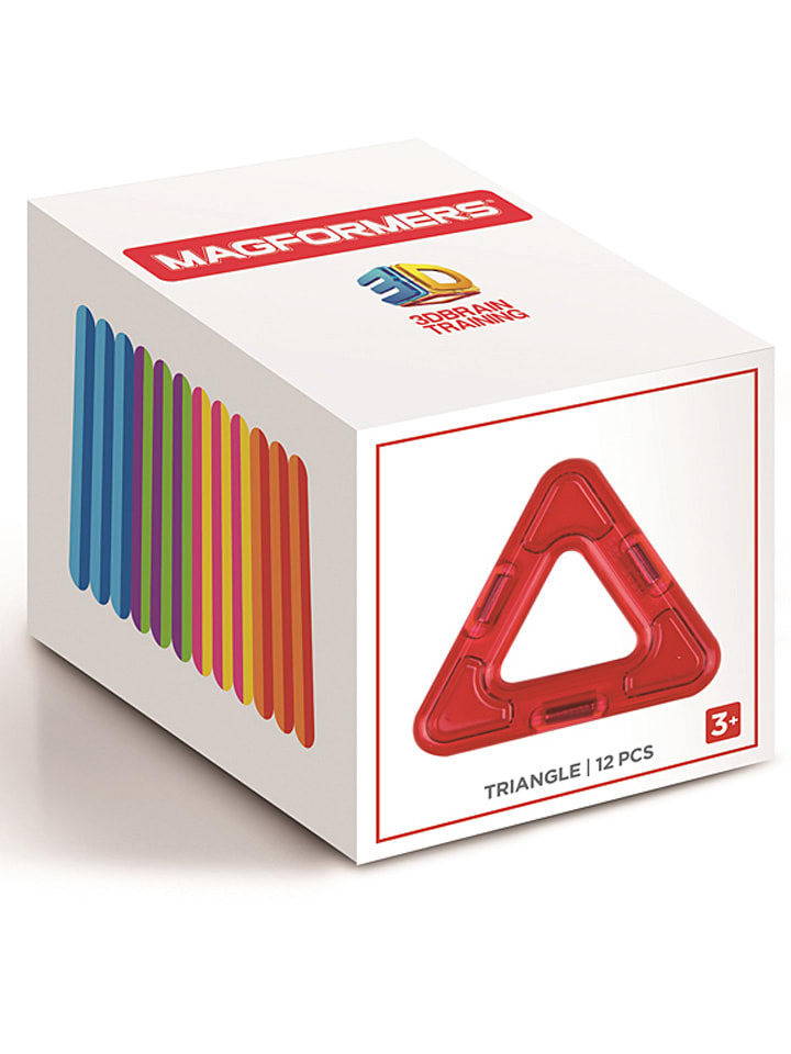 12-delige magneetspeelset "Triangle" - vanaf 3 jaar