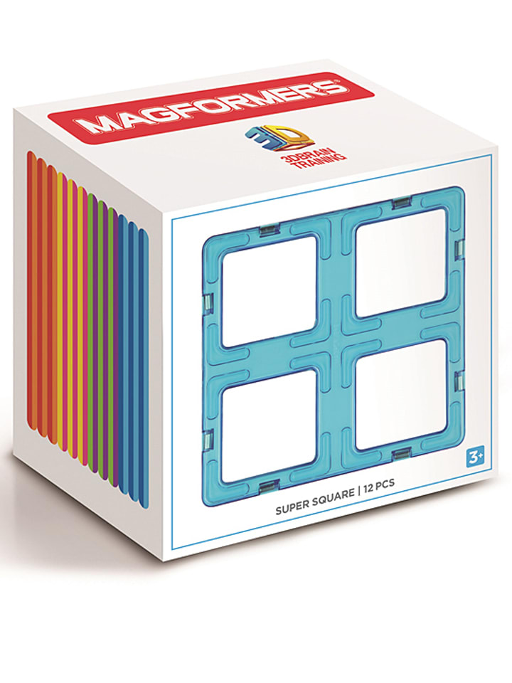 12tlg. Magnetspielset "Super Square" - ab 3 Jahren