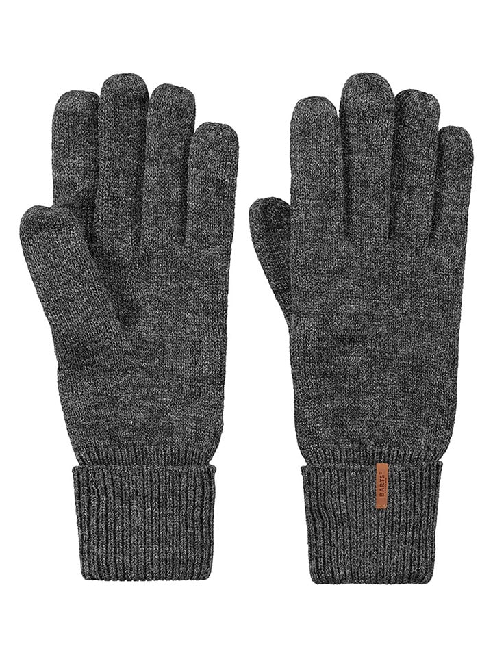 Rękawiczki "Fine Knitted" w kolorze szarym