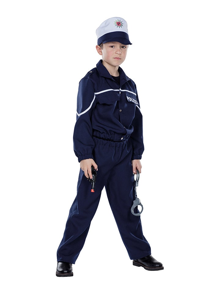 3-częściowy kostium "Policjant" w kolorze granatowym