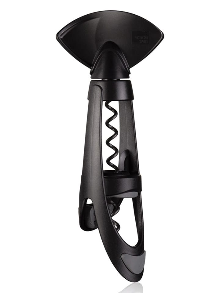 Korkenzieher "Twister" in Schwarz - (B)7,5 x (H)19,6 x (T)5 cm