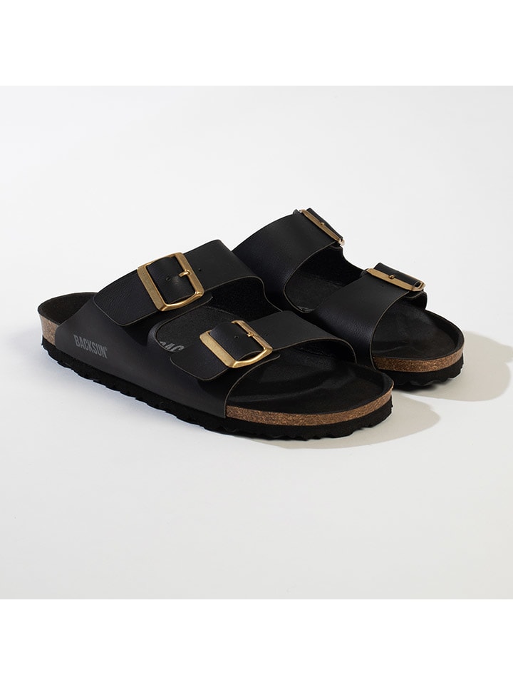Slippers "Bali" zwart