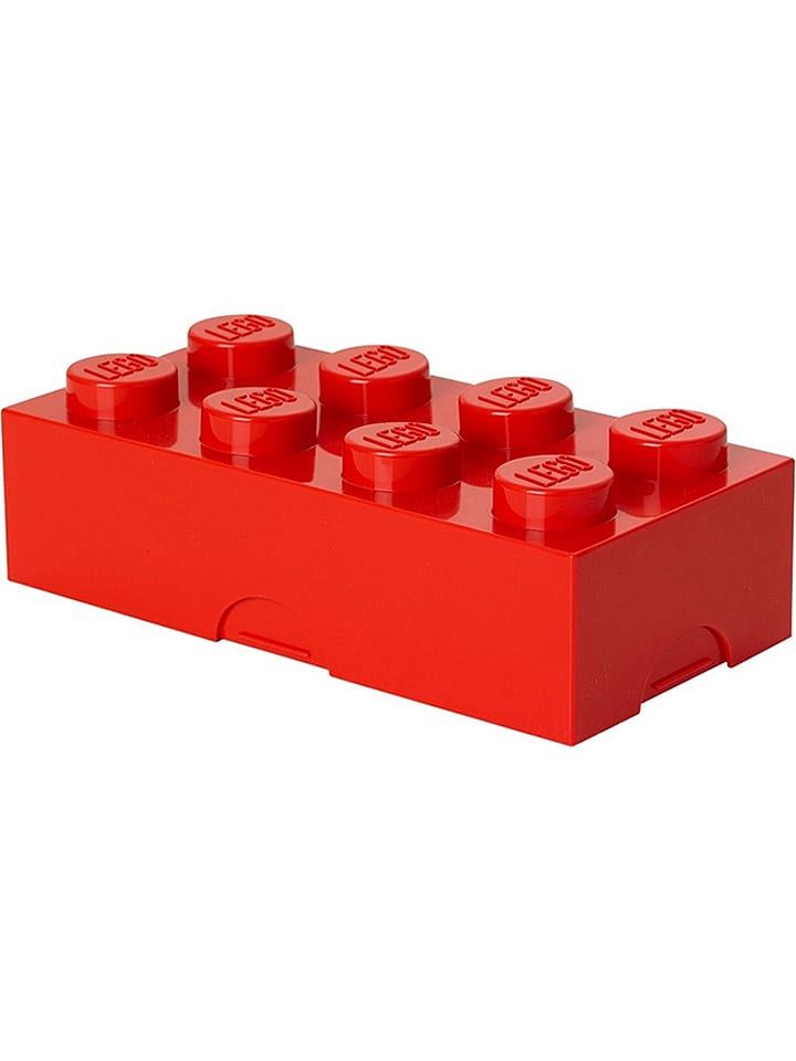 Lunchbox "Classic Brick 8" rood - (B)20 x (H)7,3 x (D)10 cm
